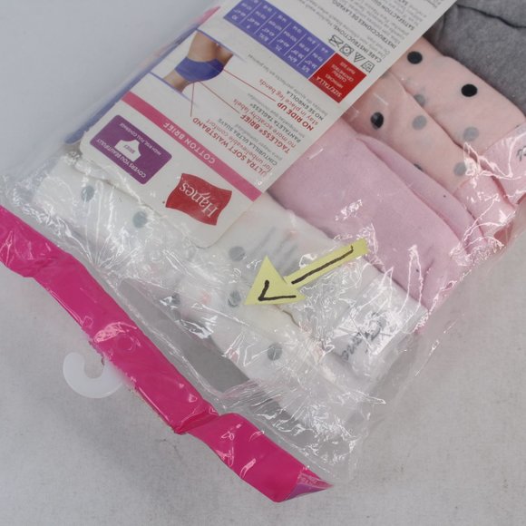 Hanes Women's Ultra Plush Tagless 5 Briefs Misc Box #146 - Picture 5 of 5
